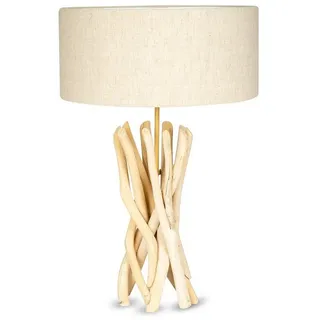 levandeo Tischlampe Braun