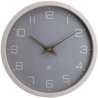 Nextime, Wanduhr, Wanduhr Eco Ø 30 cm, Beige, Form: Rund (30 cm)