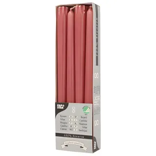 Papstar Leuchterkerzen Ø 2,2 cm 25 cm rost 80 St.