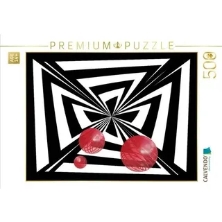 CALVENDO Puzzle SCHWARZ, WEIß, ROT 2 500 Teile Lege-Größe 48 × 36 cm Foto-Puzzle für Erwachsene