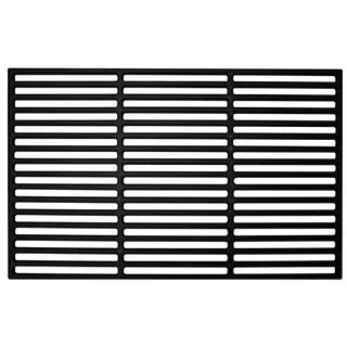 Lospitch Grillrost Gusseisen Emailliert Eckig Grillgitter Grill, Grillrost Grillflaeche, Gussrost Grillrostprofi für Gasgrill, Holzkohlegrill