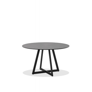 Tisch Milan 125cm rund - HPL Beton-Design