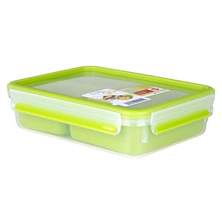 emsa Lunchbox CLIP & GO 5,8 cm hoch transparent 1,2 l