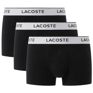 Lacoste Boxershorts Lacoste 3er Boxershorts schwarz