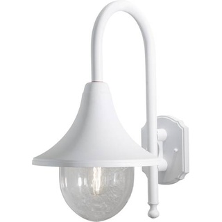 Konstsmide Bari 7237-250 Außenwandleuchte Energiesparlampe, LED E27 75W Weiß