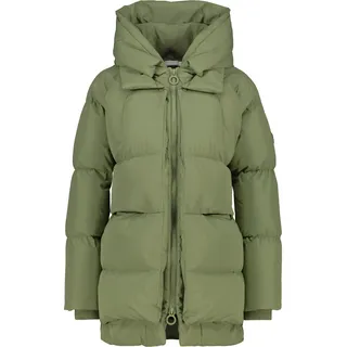 Alife & Kickin alife and kickin LykkeAK A Puffer Parka Damen Steppjacke, Winterjacke gefütterte Jacke & Grau - L