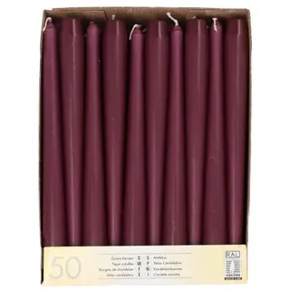 Papstar Leuchterkerzen 25 cm türkis