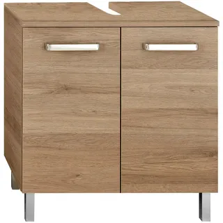 Pelipal Waschbeckenunterschrank Offenbach 60 x 62 x 33 cm Braun