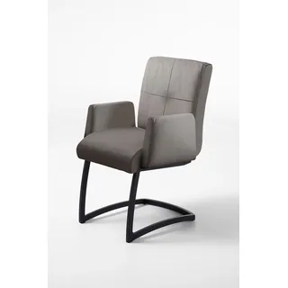 exxpo - sofa fashion Freischwinger Affogato Kunstleder braun