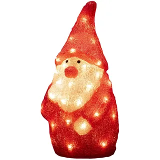 Konstsmide LED Acryl Weihnachtsmann 40 Dioden 38x19 cm weiß