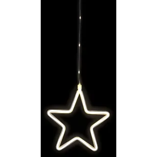 IDENA LED Deko Licht Stern 23 x 23 cm warmweiß