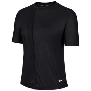 Nike Damen Top Rebel T-Shirt, Black/(White), XS