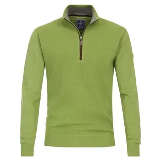 Redmond Troyer REDMOND Casual Herren Strick-Troyer Comfort Baumwolle Hellgrün grün M