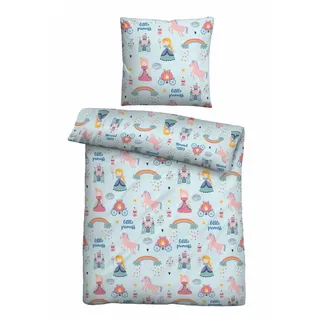 biberna Little Princess Blau 100 x 135 cm + 40 x 60 cm