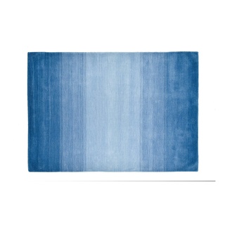 THEKO Wollteppich  Wool Comfort , blau , Wolle , Maße (cm): B: 60 H: 1,4