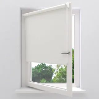 DTCH® Verdunklungsrollo ohne Bohren klemmfix 110 x 150 cm (BxH) hellgrau, Fenster rollos für innen, Rollo ohne Bohren, klemmrollo, fensterrollo, verdunkelungsrollo, rollos für Fenster ohne Bohren