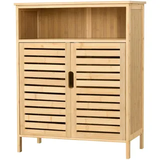 [en.casa] Badezimmerschrank Eslöv 65,5 x 81 x 31 cm Beige