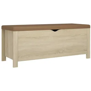 vidaXL Sitzbank Mit Stauraum Sonoma-Eiche Braun 105 x 40 x 45 cm