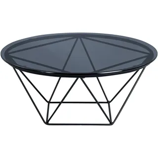 M2 Kollektion Galinara Schwarz Glas 70 x 70 cm