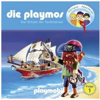 None Hörspiel Die Playmos - Der Schatz der Teufelsinsel,1 Audio-CD