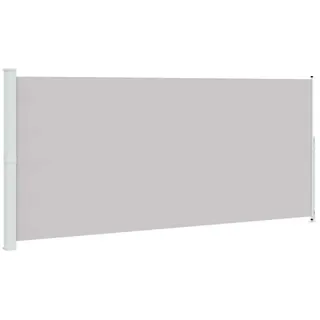 vidaXL Seitenmarkise 220 x 500 cm Grau Polyester