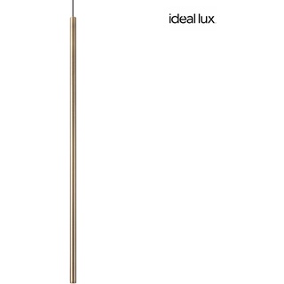 Ideal Lux LED Pendelleuchte FILO Einzelpendel, 3,5W, 3000K, 400lm, höhenverstellbar, Messing satiniert IDEA-263700