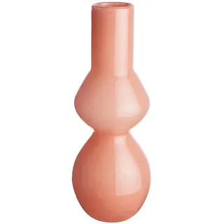 Butlers Vase, Rot, Glas, 23 cm, Dekoration, Vasen, Glasvasen