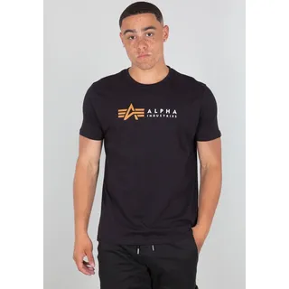 Alpha Industries Label Kurzarm-T-Shirt Black 3XL