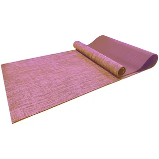 Newgen Medicals Jute-Yoga- & Gymnastikmatte gepolstert 183 x 61 cm