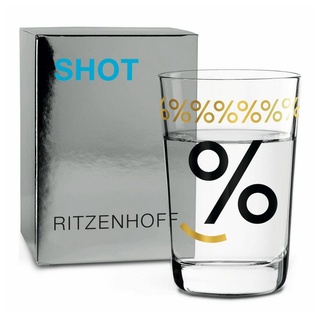 Ritzenhoff Schnapsglas Next Shot C. van Ommen 40 ml, Kristallglas bunt|weiß