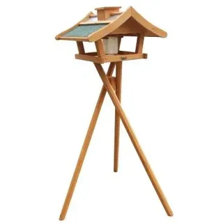 Vogelhaus ''Estland'' Mit Silo Und Ständer 54x48x32cm
