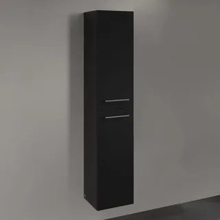 Villeroy & Boch Avento Hochschrank 35 x 176 x 40,4 cm Volcano Black Glas/Holz/MDF/Spanplatte