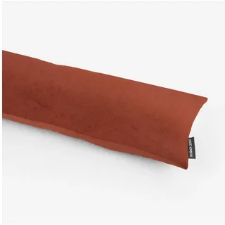 SCHÖNER LEBEN. Zugluftstopper SCHÖNER LEBEN. Zugluftstopper Velvet Samt ein rostbraun div. Größen, handmade braun 15 cm x 110 cm x 15 cm