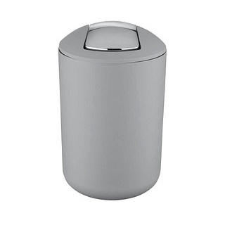 WENKO Kosmetikeimer 6,5 l grau