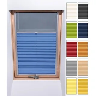 Stuza Custom Dachfenster Thermo Plissee - Nach maß - Kollektion 8 Stoff Farben - Breite 30-120 cm, Höhe 50-149 cm – Sonnenschutz dachfenster, Dachfenster Rollo, Verdunkelungsrollo