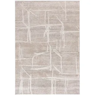 mazovia Teppich, Creme, Beige, Textil, Abstrakt, Rechteckig, 120x170 cm, Oeko-Tex® Standard 100, Teppiche & Böden, Teppiche