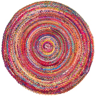 Wollteppich »Sisalteppich Teppich Indigo Stripy«, rund, 72570625-0 Mehrfarbig 7 mm