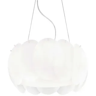 Ideal Lux Ovalino 5-flg. 44 cm rund weiß