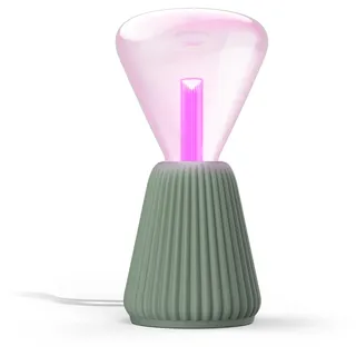 Philips Hue Lightguide - 3D-gedruckte Tischlampe (Saliegrün) - E27 - Weißes und Farbiges Licht - inkl. 1 Hue Lightguide Triangle Lampe - Hue White and Color Ambiance