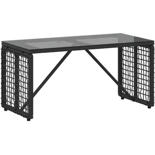 vidaXL Gartentisch 80 x 40 x 40 cm Schwarz