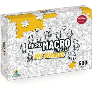 Huch! & Friends Edition Spielwiese | MicroMacro Puzzle Die Kirmes von Hard Boiled Games | Edition Spielwiese | Suchbild Puzzle 500 Teile zum MicroMacro Spiel | Mit 53 lustigen Suchaufgaben | Sachen suchen Puzzle für Erwachsene | Puzzeln und Rätseln
