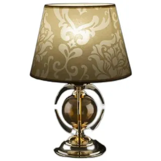 Xlmoebel Nachttischlampe Bohemia IVELE Kristall Tischlampe moderne Beleuchtung, Hergestellt in Europa goldfarben