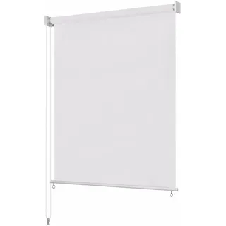 vidaXL Außenrollo 100 x 230 cm Weiß