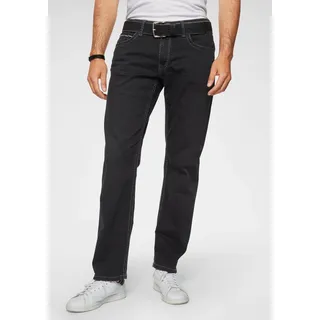 Camp David Loose-fit-Jeans CO:NO:C622, mit markanten Nähten 34, Länge 30 schwarz Herren Comfort-fit-Jeans Comfort Fit Jeans