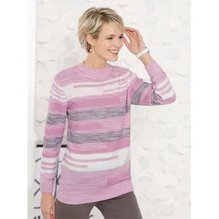 Classic Basics Pullover Stehkragenpullover Rosa 38