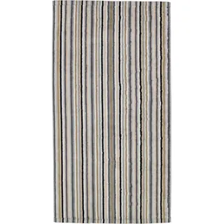 CAWÖ Life Style Streifen 7048 Duschtuch 70 x 140 cm kiesel