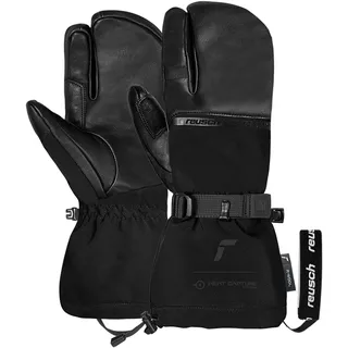 Reusch Duality R-Wool Lobster Unisex 3-Finger Skihandschuhe Schwarz 9,0