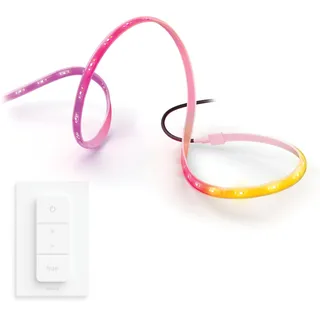 Philips Hue Flux LED Streifen Outdoor 5 Meter | Lightstrip - Inkl. Hue Dimmer Switch - Hue White and Color Ambiance