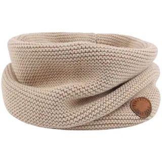 XIAOHAWANG Baby Schal Winter Strickschal Jungen Dick Warm Schlauchschal Mädchen Loop Schal Kinder Rundschal für 1-6Jahren (Beige) - 1-6Jahren