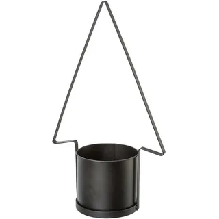 Creativ deco Dekobaum PLATANUS, Weihnachtsdeko, Tannenbaum als Blumentopf, aus Metall schwarz